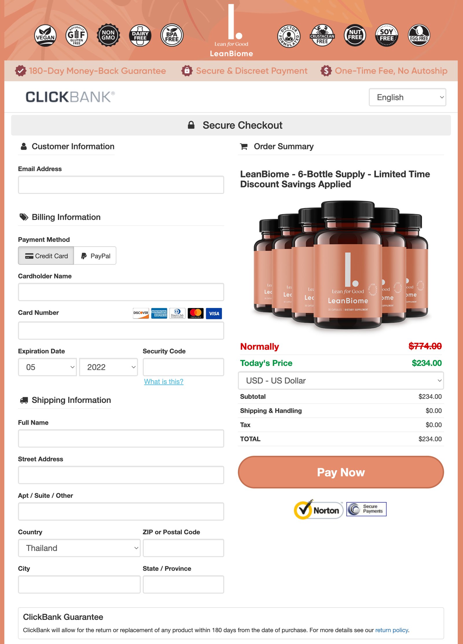 BestLeanLife.com - Order Page
