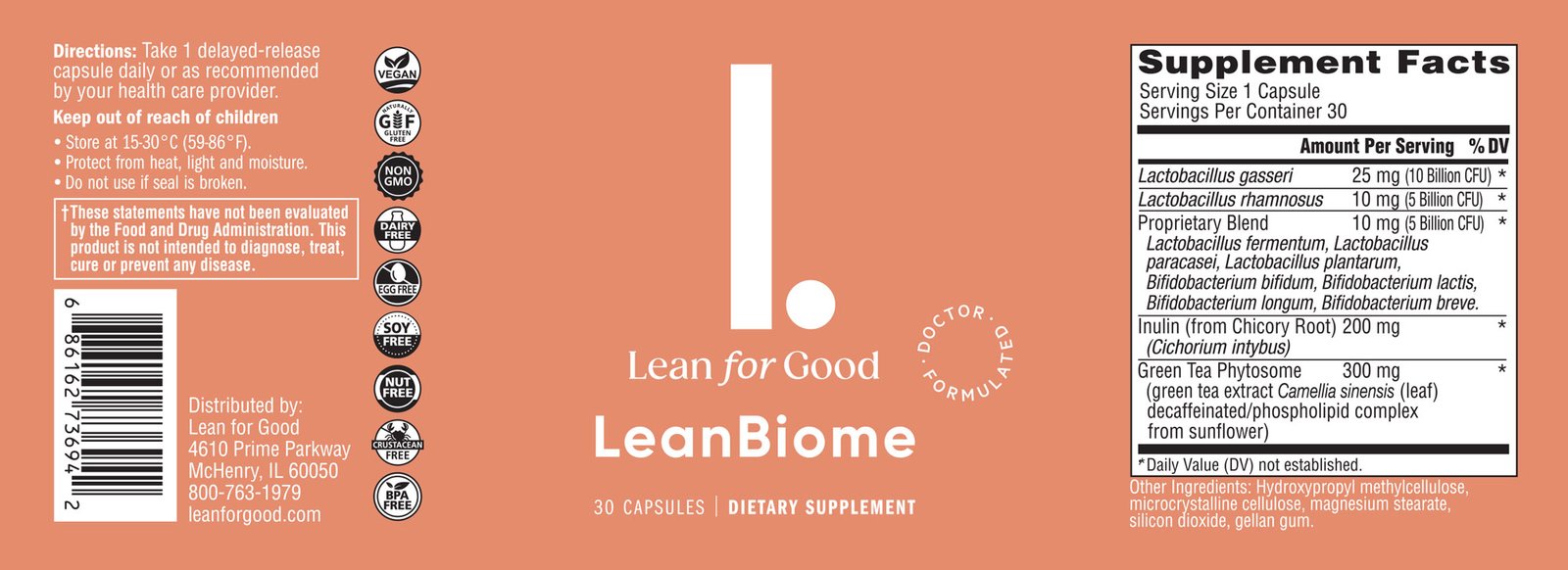 BestLeanLife.com Supplement Facts